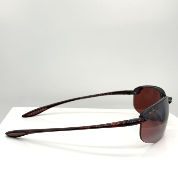 New Maui Jim Ho'Okipa Sunglasses Tortoise Frame Rose Polarized Lens R407-10 Case - Picture 10 of 12